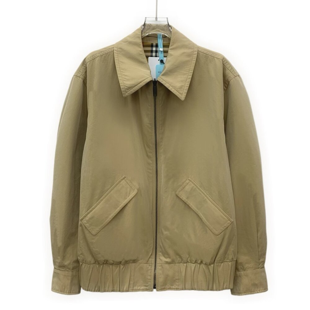 Burberry brown classic check cotton jacket